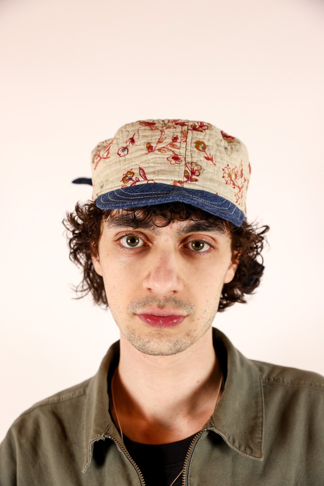 DENIM CADET WHITE PRINT + WHITE LINING