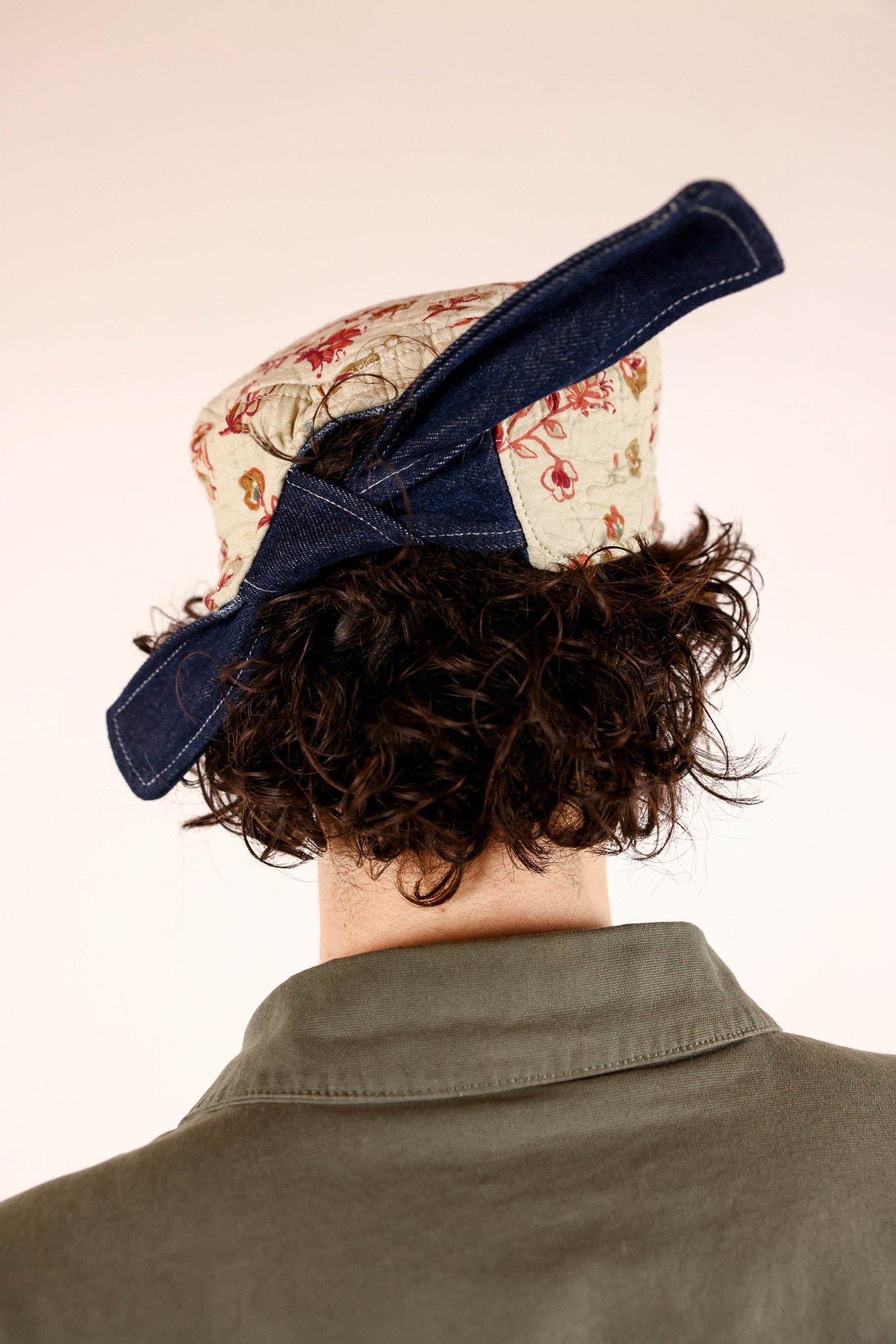 DENIM CADET WHITE PRINT + WHITE LINING